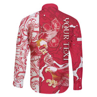 Personalized Poland Family Matching Summer Maxi Dress and Hawaiian Shirt Two White Eagles Fighting - Wonder Print Shop