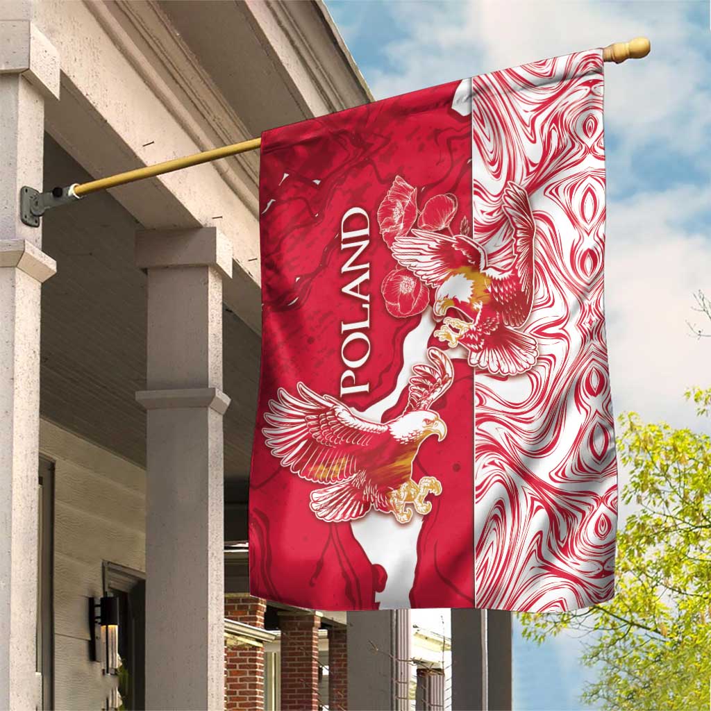 Poland Garden Flag Two White Eagles Fighting - Wonder Print Shop