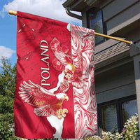 Poland Garden Flag Two White Eagles Fighting - Wonder Print Shop