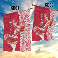 Poland Garden Flag Two White Eagles Fighting - Wonder Print Shop