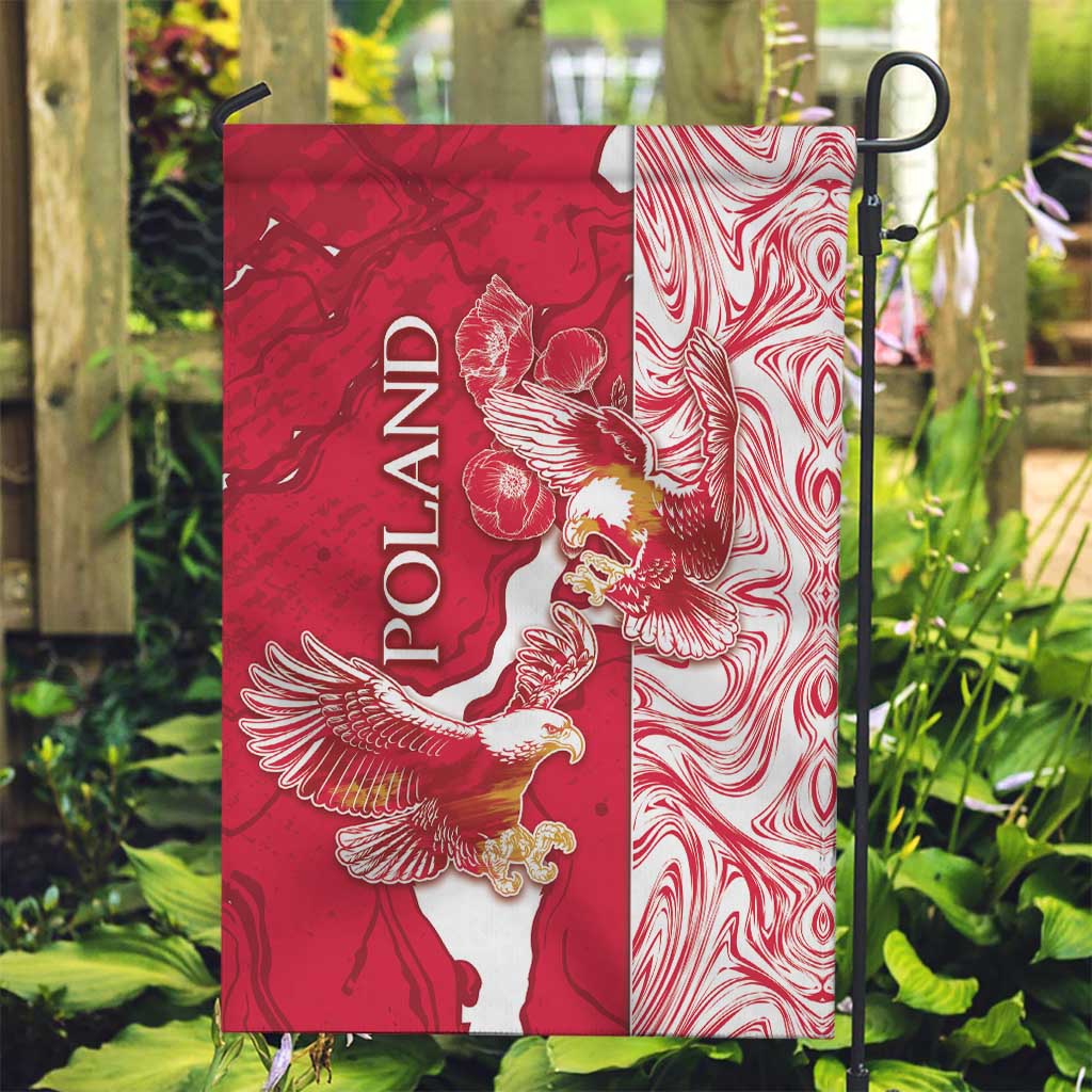 Poland Garden Flag Two White Eagles Fighting - Wonder Print Shop
