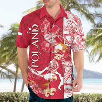 Personalized Poland Hawaiian Shirt Two White Eagles Fighting - Wonder Print Shop