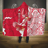 Poland Hooded Blanket Two White Eagles Fighting - Wonder Print Shop