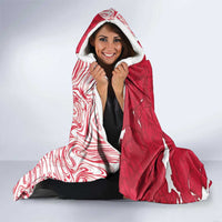 Poland Hooded Blanket Two White Eagles Fighting - Wonder Print Shop