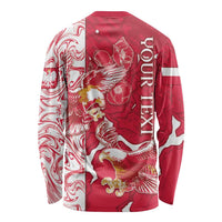 Personalized Poland Long Sleeve Shirt Two White Eagles Fighting - Wonder Print Shop