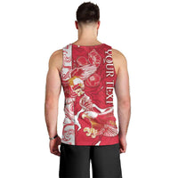 Personalized Poland Men Tank Top Two White Eagles Fighting - Wonder Print Shop