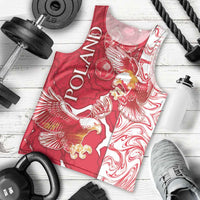 Personalized Poland Men Tank Top Two White Eagles Fighting - Wonder Print Shop