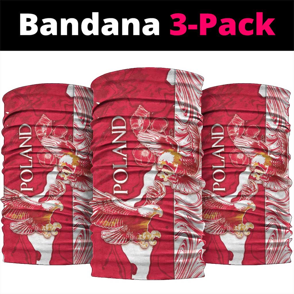 Poland Neck Gaiter Two White Eagles Fighting - Wonder Print Shop