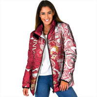 Personalized Poland Padded Jacket Two White Eagles Fighting - Wonder Print Shop