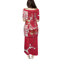 Personalized Poland Puletasi Two White Eagles Fighting - Wonder Print Shop