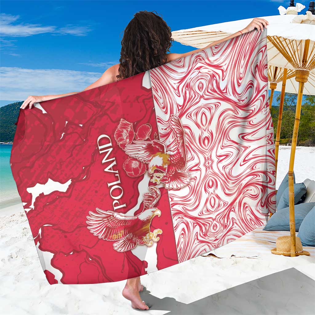 Poland Sarong Two White Eagles Fighting - Wonder Print Shop