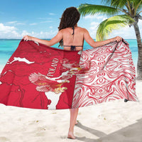 Poland Sarong Two White Eagles Fighting - Wonder Print Shop