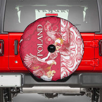 Poland Spare Tire Cover Two White Eagles Fighting - Wonder Print Shop
