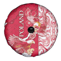 Poland Spare Tire Cover Two White Eagles Fighting - Wonder Print Shop