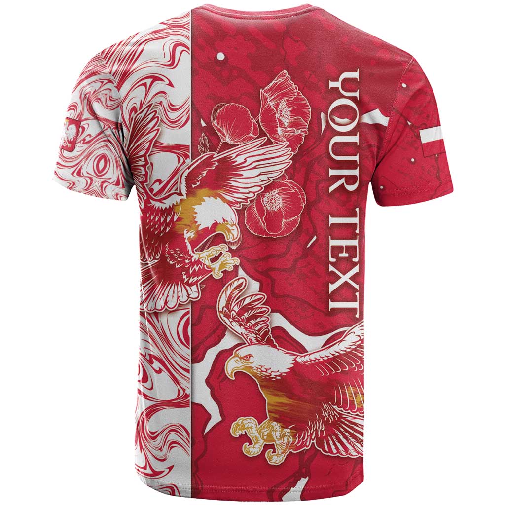 Personalized Poland T Shirt Two White Eagles Fighting - Wonder Print Shop