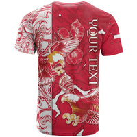 Personalized Poland T Shirt Two White Eagles Fighting - Wonder Print Shop