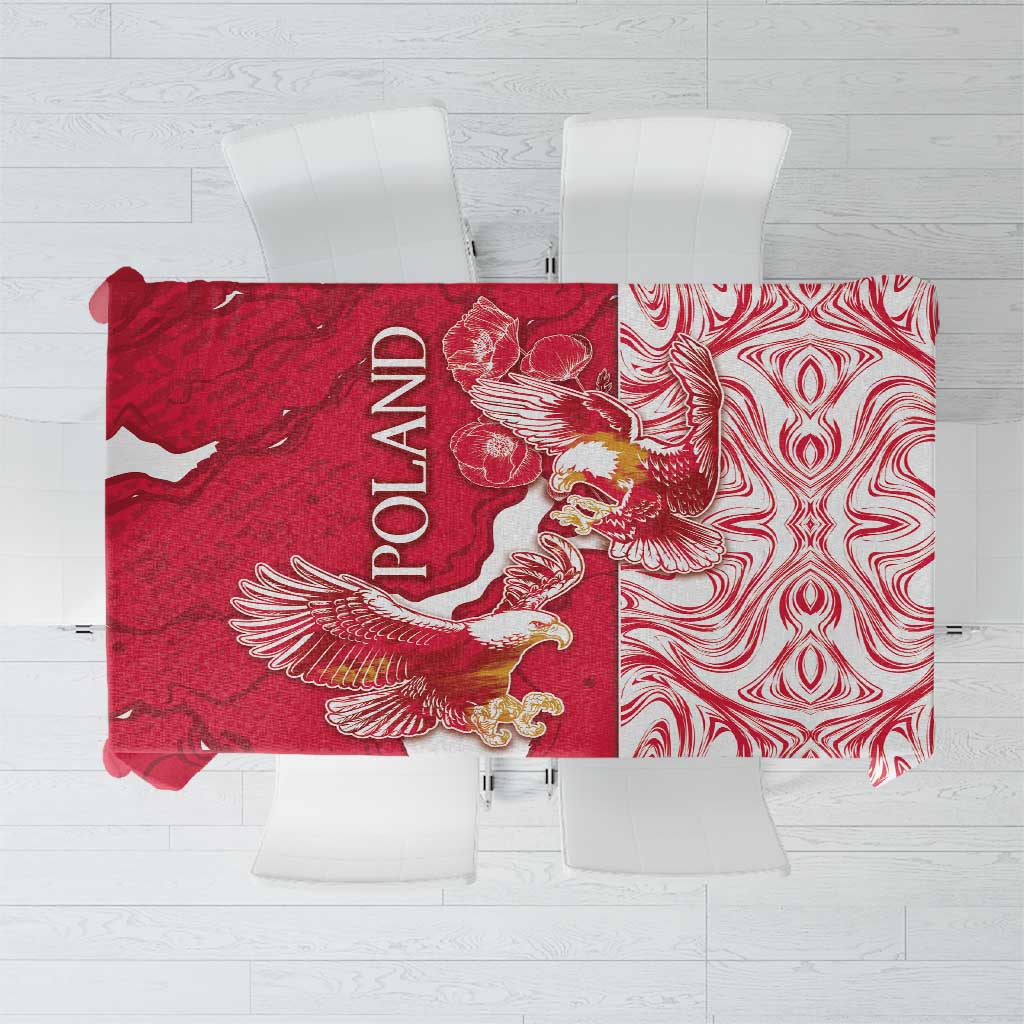 Poland Tablecloth Two White Eagles Fighting - Wonder Print Shop
