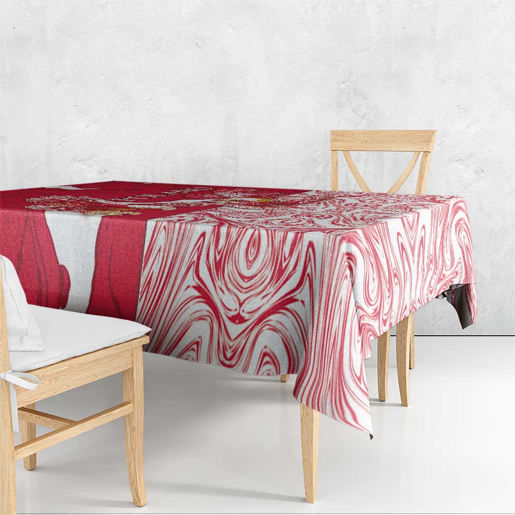 Poland Tablecloth Two White Eagles Fighting - Wonder Print Shop