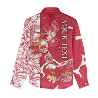 Personalized Poland Women Casual Shirt Two White Eagles Fighting - Wonder Print Shop
