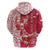 Personalized Poland Zip Hoodie Two White Eagles Fighting - Wonder Print Shop