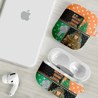 Ireland Christmas AirPods Case Wren Boy With Shamrock Xmas Tree - Wonder Print Shop