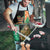 Ireland Christmas Apron Wren Boy With Shamrock Xmas Tree - Wonder Print Shop