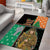 Ireland Christmas Area Rug Wren Boy With Shamrock Xmas Tree - Wonder Print Shop