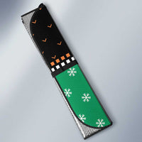 Ireland Christmas Auto Sun Shade Wren Boy With Shamrock Xmas Tree - Wonder Print Shop