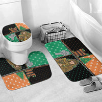 Ireland Christmas Bathroom Set Wren Boy With Shamrock Xmas Tree - Wonder Print Shop