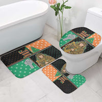 Ireland Christmas Bathroom Set Wren Boy With Shamrock Xmas Tree - Wonder Print Shop