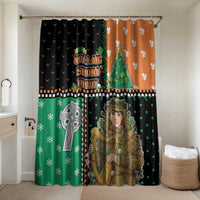 Ireland Christmas Bathroom Set Wren Boy With Shamrock Xmas Tree - Wonder Print Shop