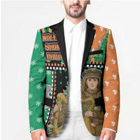 Ireland Christmas Blazer Wren Boy With Shamrock Xmas Tree - Wonder Print Shop