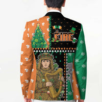 Ireland Christmas Blazer Wren Boy With Shamrock Xmas Tree - Wonder Print Shop