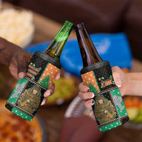 Ireland Christmas 4 in 1 Can Cooler Tumbler Wren Boy With Shamrock Xmas Tree - Wonder Print Shop