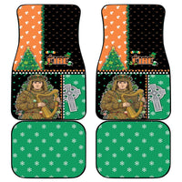 Ireland Christmas Car Mats Wren Boy With Shamrock Xmas Tree - Wonder Print Shop