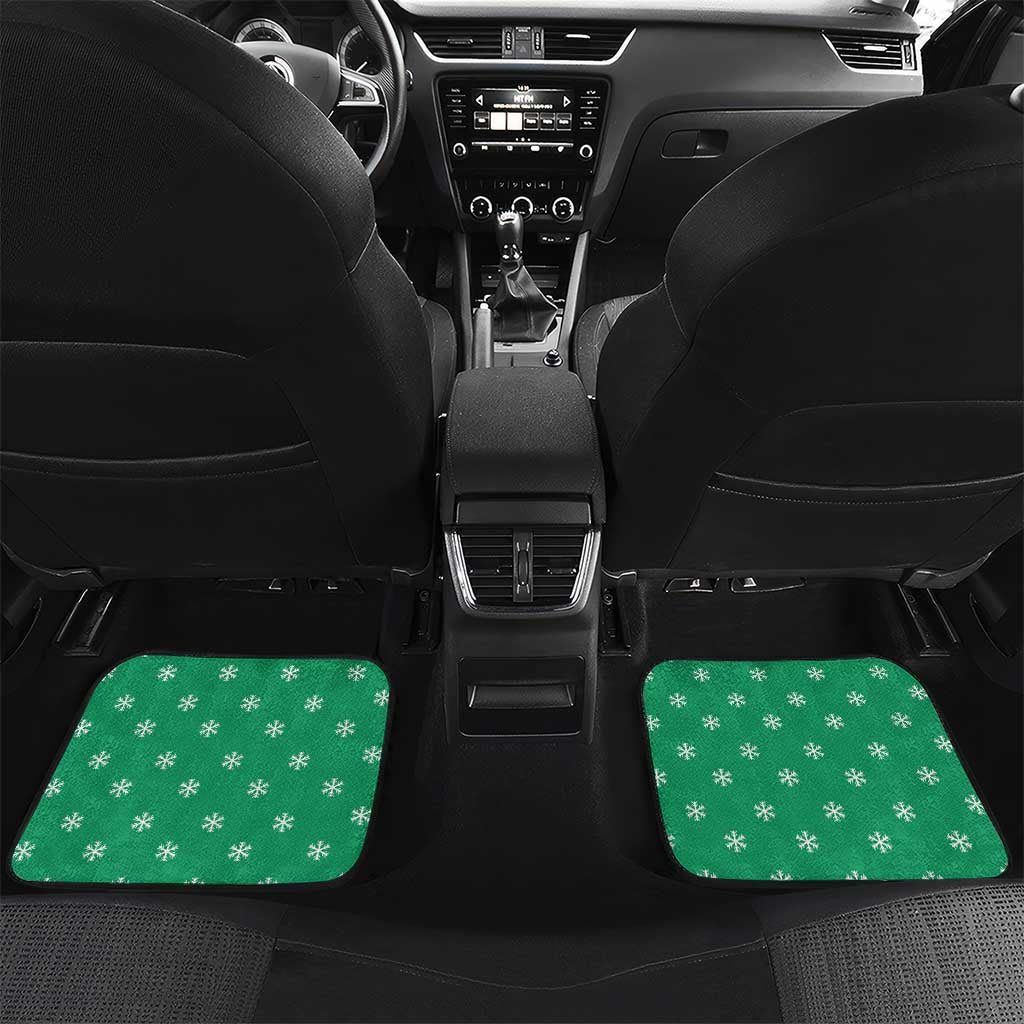 Ireland Christmas Car Mats Wren Boy With Shamrock Xmas Tree - Wonder Print Shop
