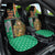 Ireland Christmas Car Seat Cover Wren Boy With Shamrock Xmas Tree - Wonder Print Shop