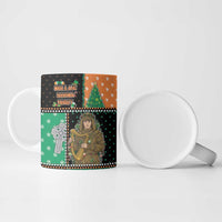 Ireland Christmas Ceramic Mug Wren Boy With Shamrock Xmas Tree - Wonder Print Shop