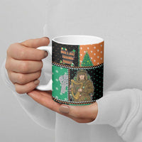 Ireland Christmas Ceramic Mug Wren Boy With Shamrock Xmas Tree - Wonder Print Shop