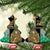 Ireland Christmas Ceramic Ornament Wren Boy With Shamrock Xmas Tree - Wonder Print Shop