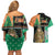 Ireland Christmas Couples Matching Off Shoulder Short Dress and Hawaiian Shirt Wren Boy With Shamrock Xmas Tree - Wonder Print Shop