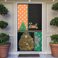 Ireland Christmas Door Cover Wren Boy With Shamrock Xmas Tree - Wonder Print Shop