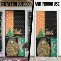 Ireland Christmas Door Cover Wren Boy With Shamrock Xmas Tree - Wonder Print Shop