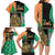 Ireland Christmas Family Matching Long Sleeve Bodycon Dress and Hawaiian Shirt Wren Boy With Shamrock Xmas Tree - Wonder Print Shop