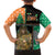 Ireland Christmas Family Matching Off Shoulder Short Dress and Hawaiian Shirt Wren Boy With Shamrock Xmas Tree - Wonder Print Shop