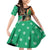 Ireland Christmas Family Matching Off Shoulder Short Dress and Hawaiian Shirt Wren Boy With Shamrock Xmas Tree - Wonder Print Shop
