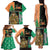 Ireland Christmas Family Matching Tank Maxi Dress and Hawaiian Shirt Wren Boy With Shamrock Xmas Tree - Wonder Print Shop