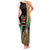 Ireland Christmas Family Matching Tank Maxi Dress and Hawaiian Shirt Wren Boy With Shamrock Xmas Tree - Wonder Print Shop