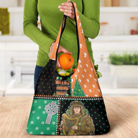 Ireland Christmas Grocery Bag Wren Boy With Shamrock Xmas Tree - Wonder Print Shop