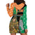 Ireland Christmas Hoodie Dress Wren Boy With Shamrock Xmas Tree - Wonder Print Shop